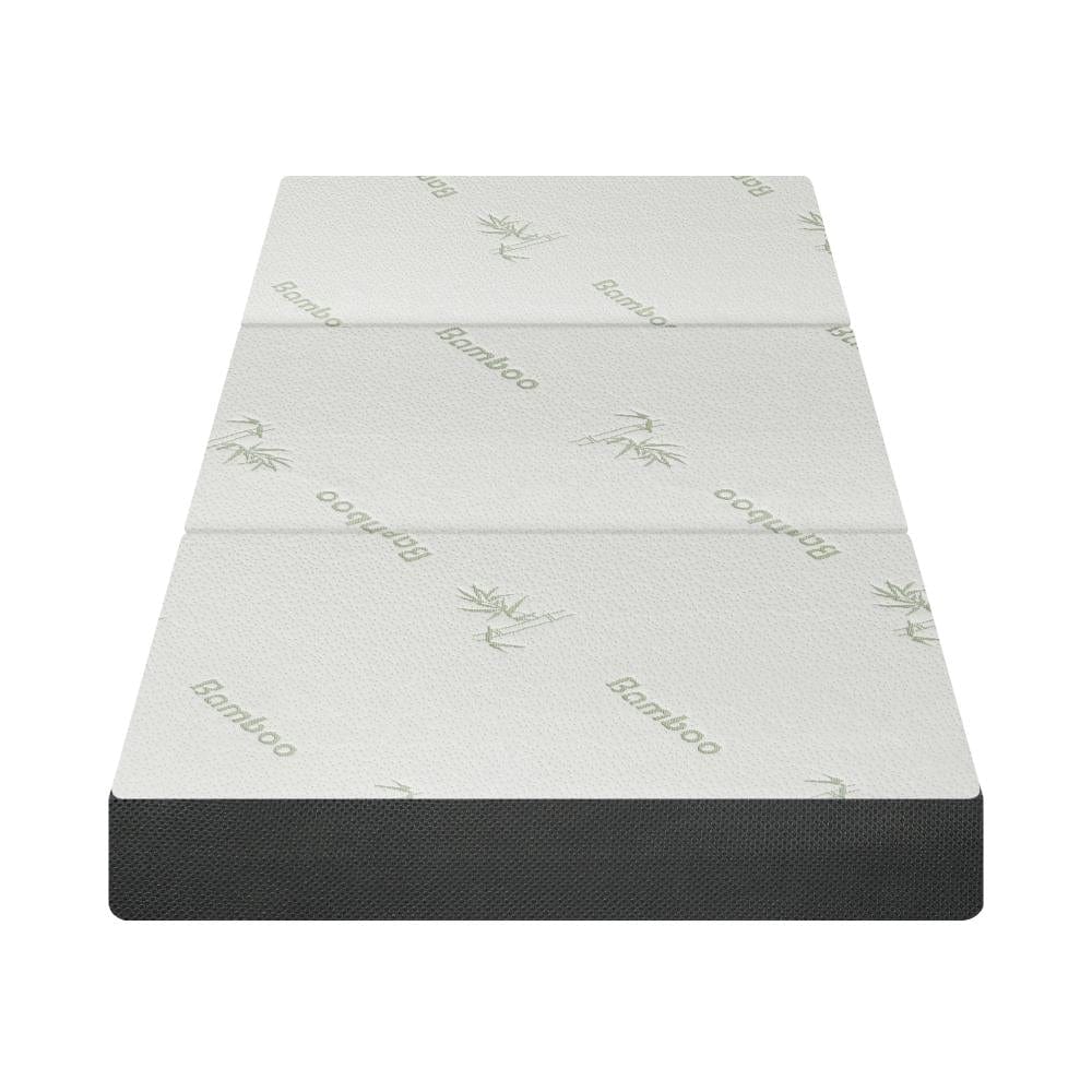Simple Deals Folding Foam Mattress Sofa Bed Trifold Sleeping Mat Camping Cushion Single