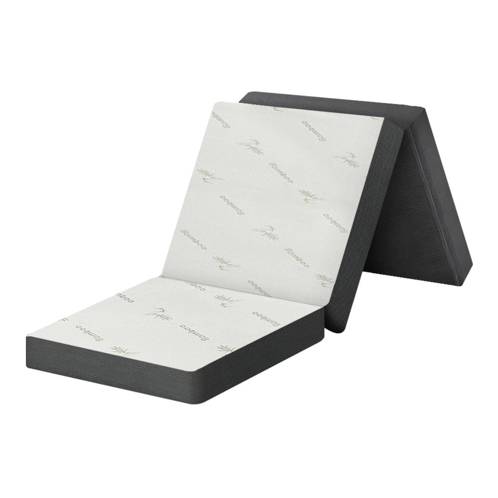 Simple Deals Folding Foam Mattress Sofa Bed Trifold Sleeping Mat Camping Cushion Single