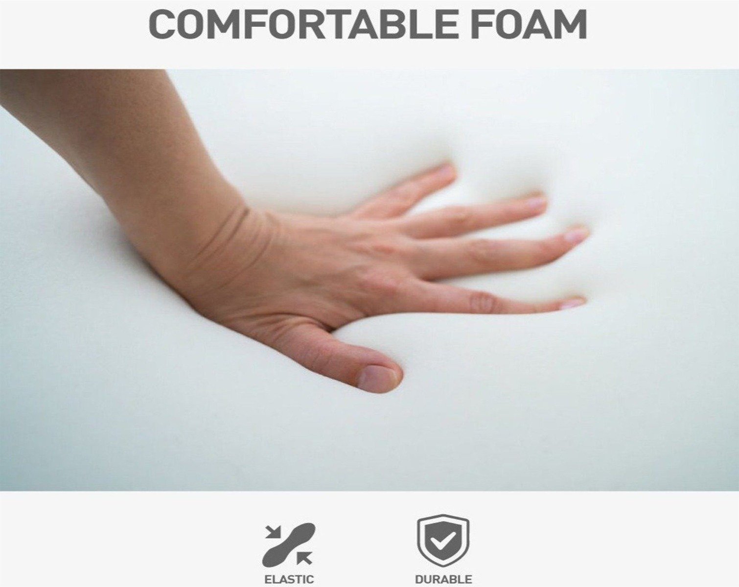 Furniture > Mattresses Cooling Gel Seven-Zone Hybrid Tri-Foam Spring Euro Mattress King Single