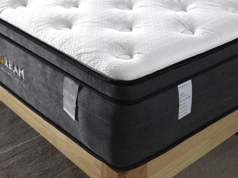 Furniture Eurotop Mattress 5 Zone Pocket Spring Latex Foam 34cm - King Single