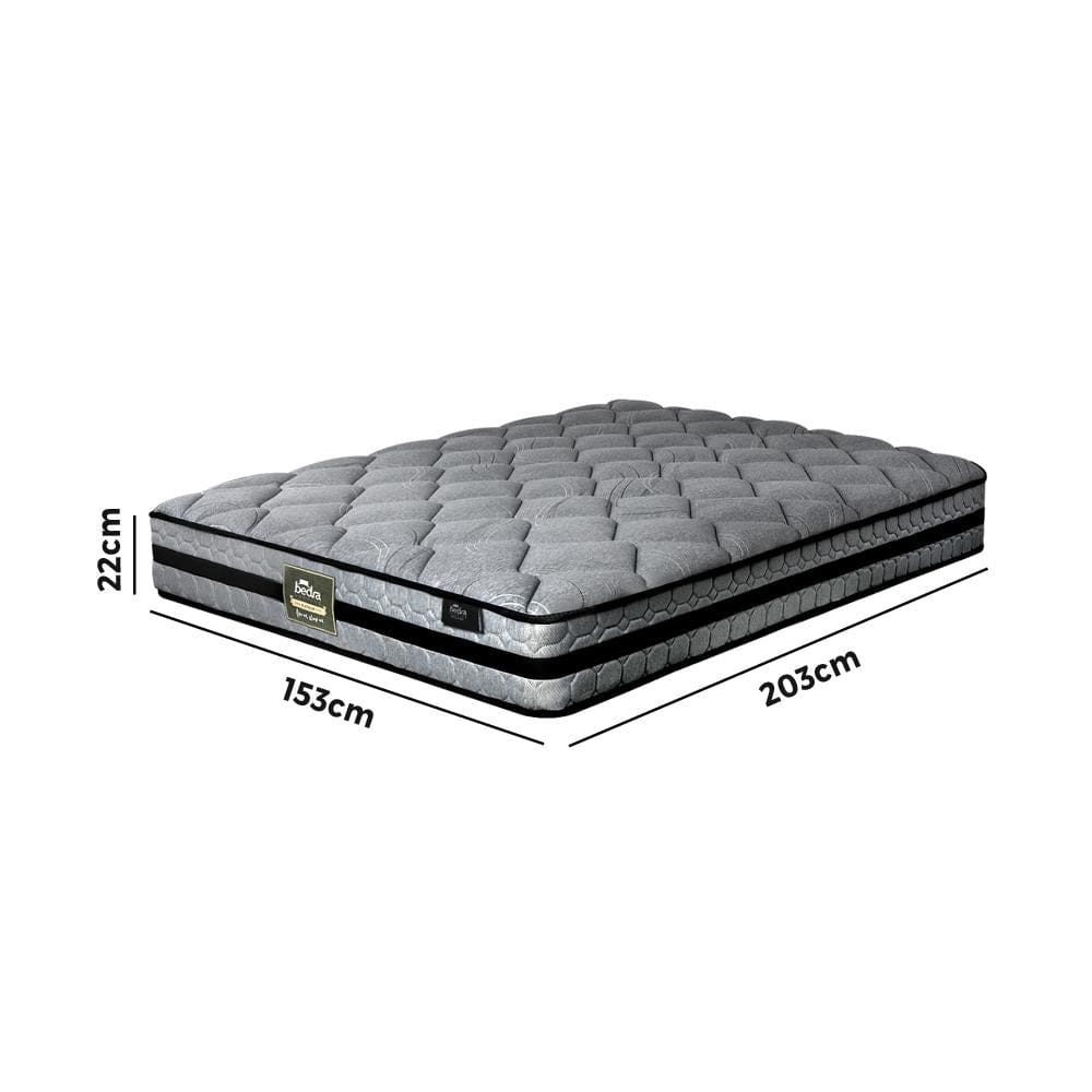 Simple Deals Mattress Bed Mattress 3D Mesh Fabric Firm Foam Spring 22cm 7 zone D/Q/KS/S