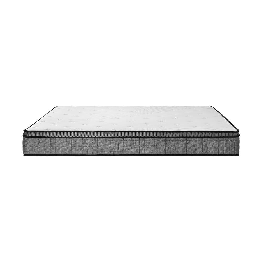 Simple Deals Mattress Bed Spring Mattress 4D Mesh Fabric Euro Top Medium 22cm