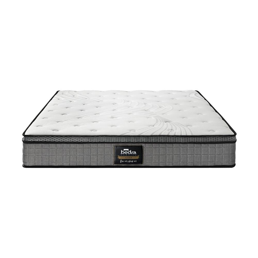 Simple Deals Mattress Bed Spring Mattress 4D Mesh Fabric Euro Top Medium 22cm