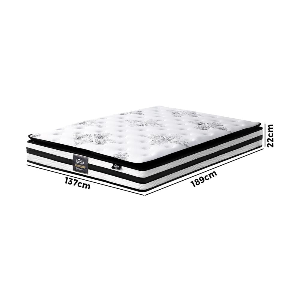 Simple Deals Mattress Breathable Luxury Bed Bonnell Spring Foam Medium 22cm