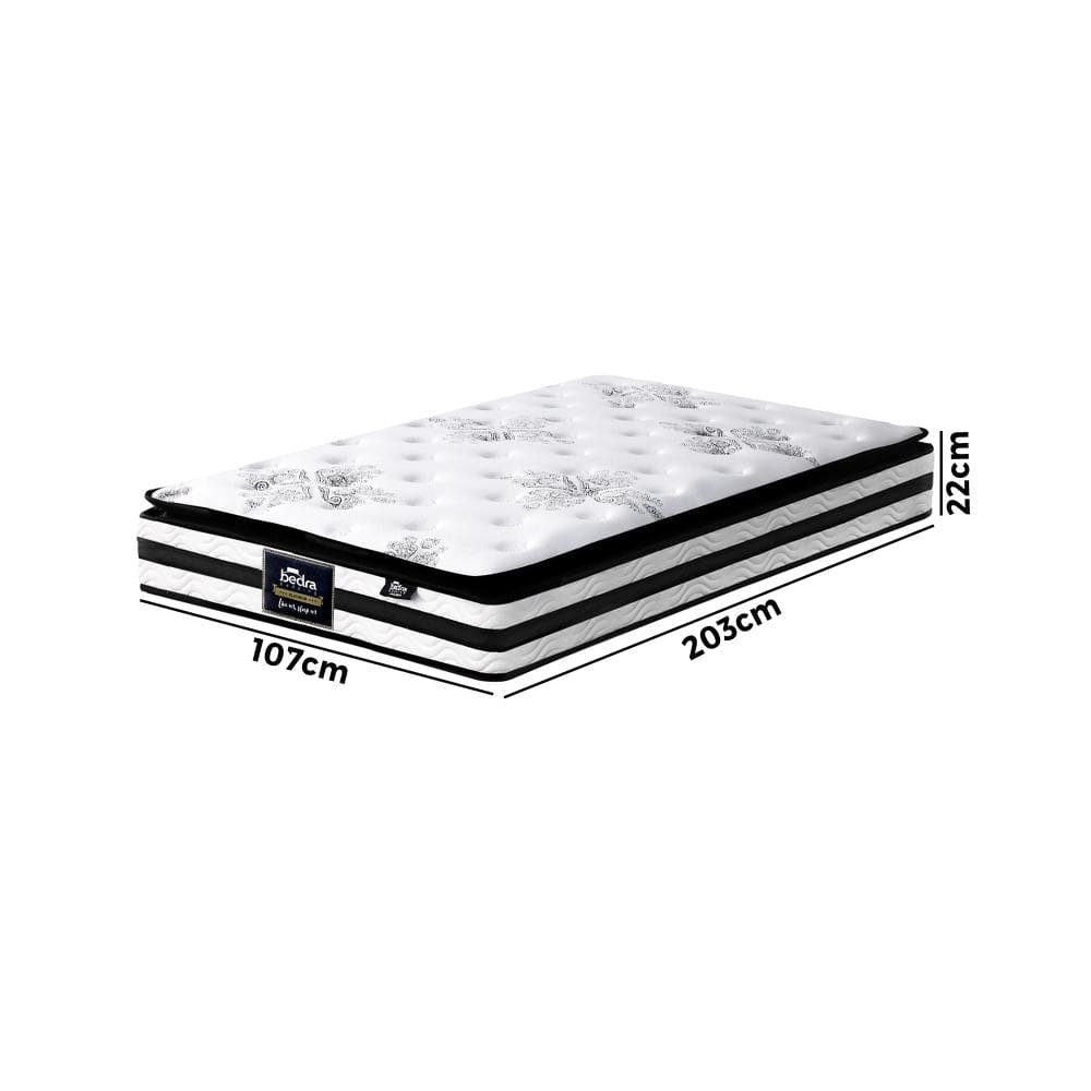Simple Deals Mattress Breathable Luxury Bed Bonnell Spring Foam Medium 22cm
