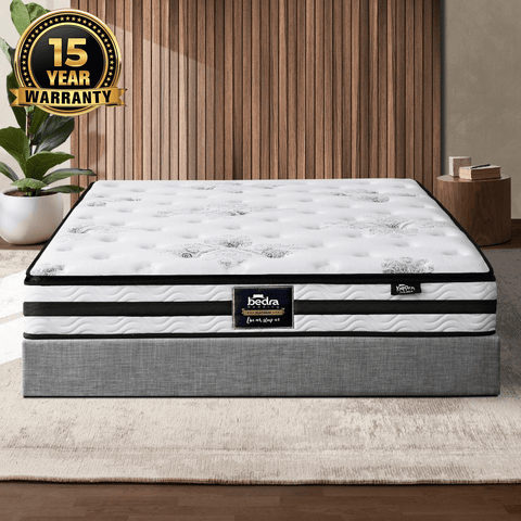 Simple Deals Mattress Breathable Luxury Bed Bonnell Spring Foam Medium 22cm