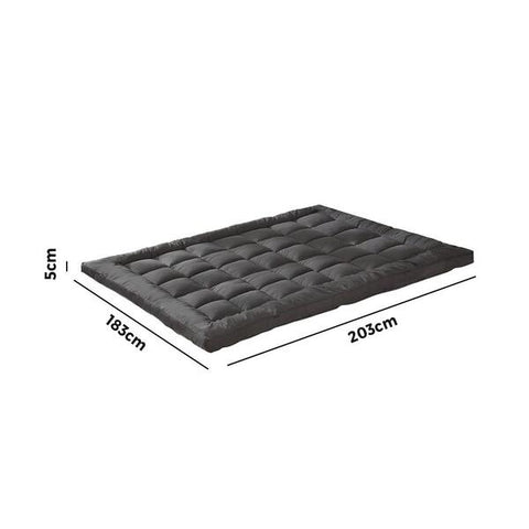 Simple Deals Mattress Protector Bamboo Charcoal Pillowtop Topper Underlay Cover Single/King/Double