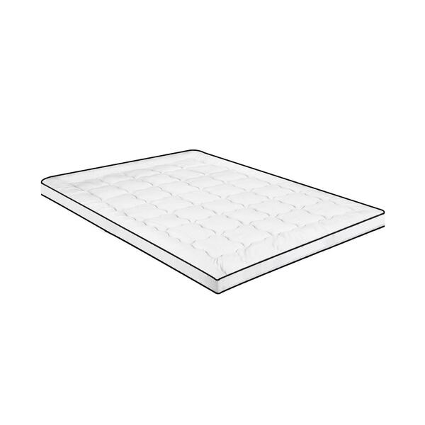 Simple Deals Mattress Topper Microfibre Luxury Pillowtop Protector Pad Cover King/Double