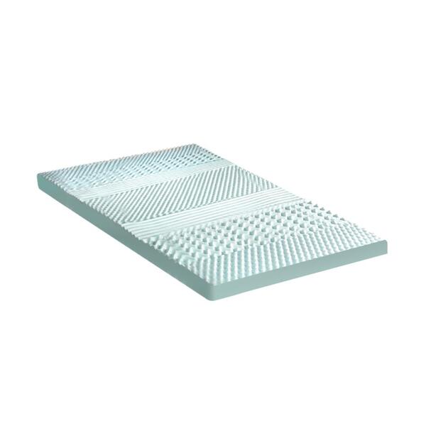 Simple Deals Memory Foam Mattress Topper Cool Gel Bed Bamboo Cover 7-Zone 8CM Queen/Double/King/Single