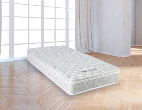 Mattresses Single Luxury Latex Pillow Top Topper Spring Mattress