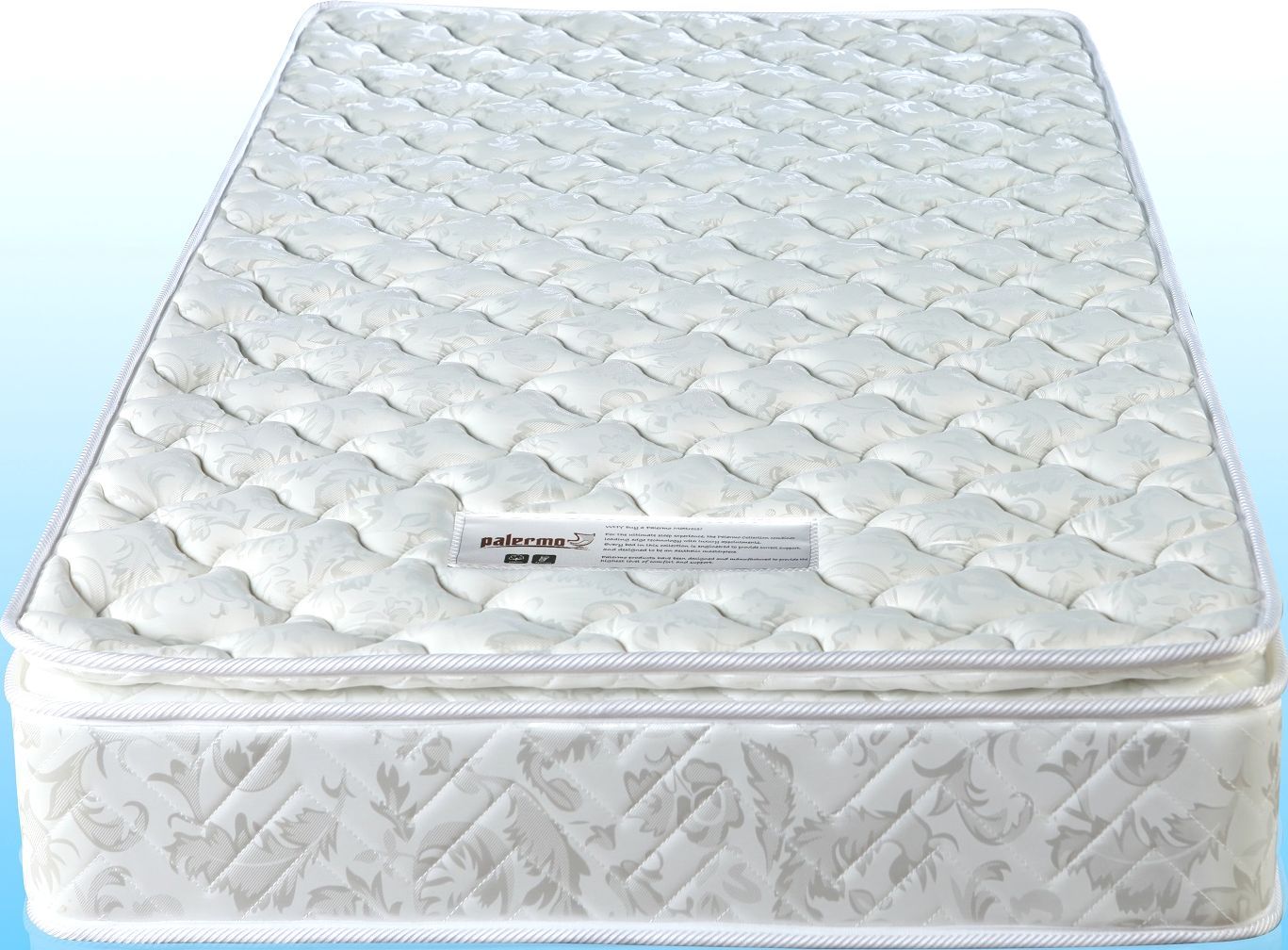 Mattresses Single Luxury Latex Pillow Top Topper Spring Mattress