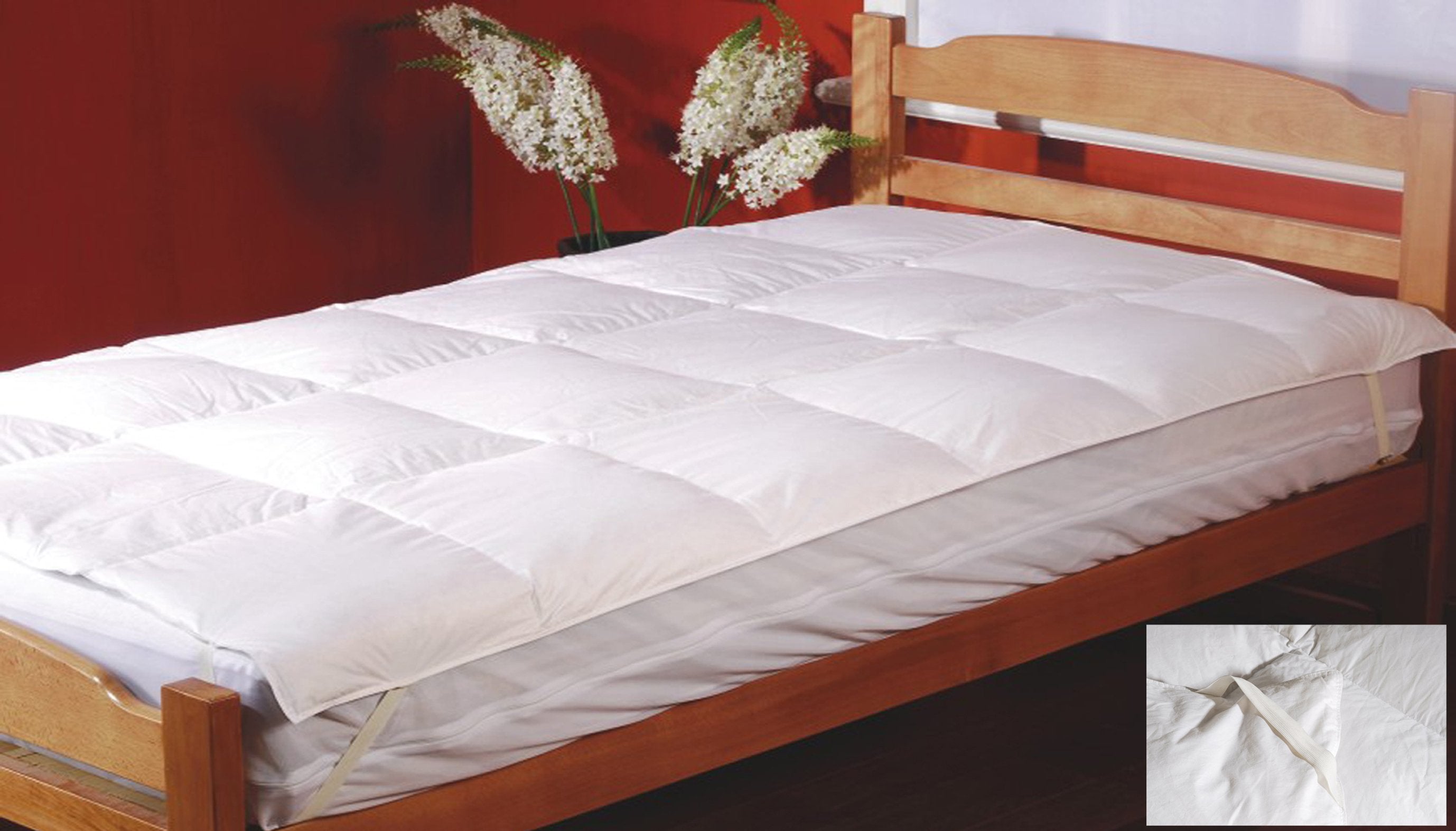 Bedding Single Mattress Topper - 100% Duck Feather