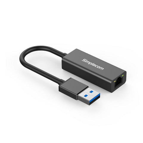 Computer Accessories Simplecom NU303 USB 3.0 to Gigabit Ethernet Network Adapter Aluminium