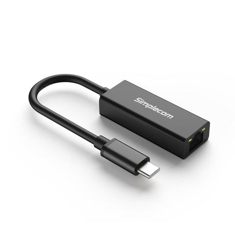 Computer Accessories Simplecom NU313 SuperSpeed USB-C to Gigabit Ethernet Network Adapter Aluminium