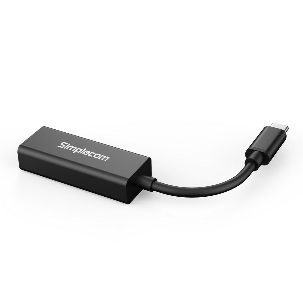 Computer Accessories Simplecom NU313 SuperSpeed USB-C to Gigabit Ethernet Network Adapter Aluminium