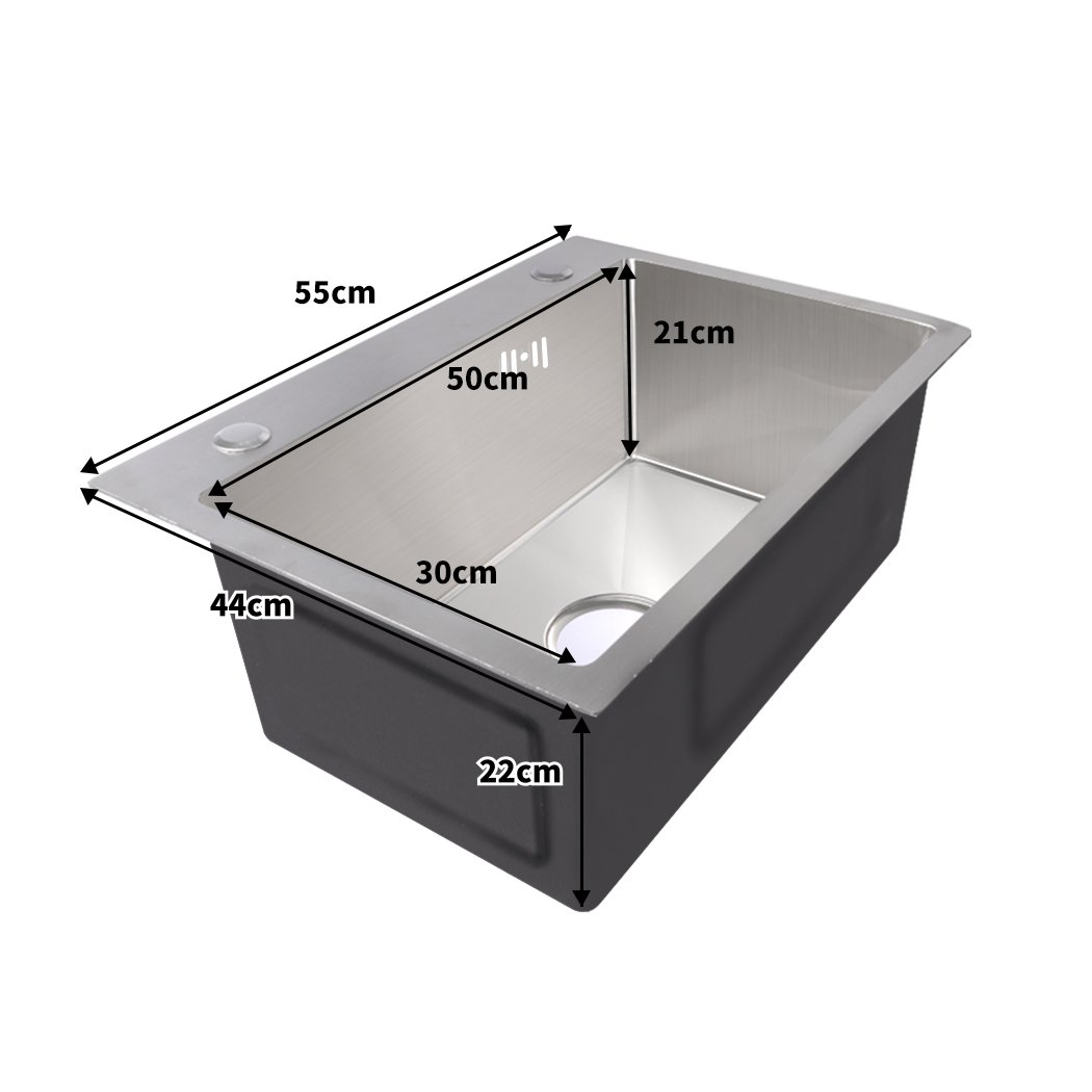 tools & accessories Single Bowl Stainless Steel Kitchen Sink 550 X400MM