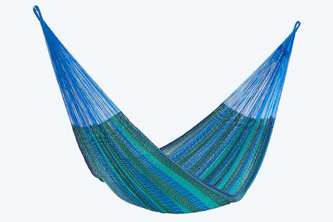 Hammocks Single Size Cotton Mexican Hammock in Caribe Colour