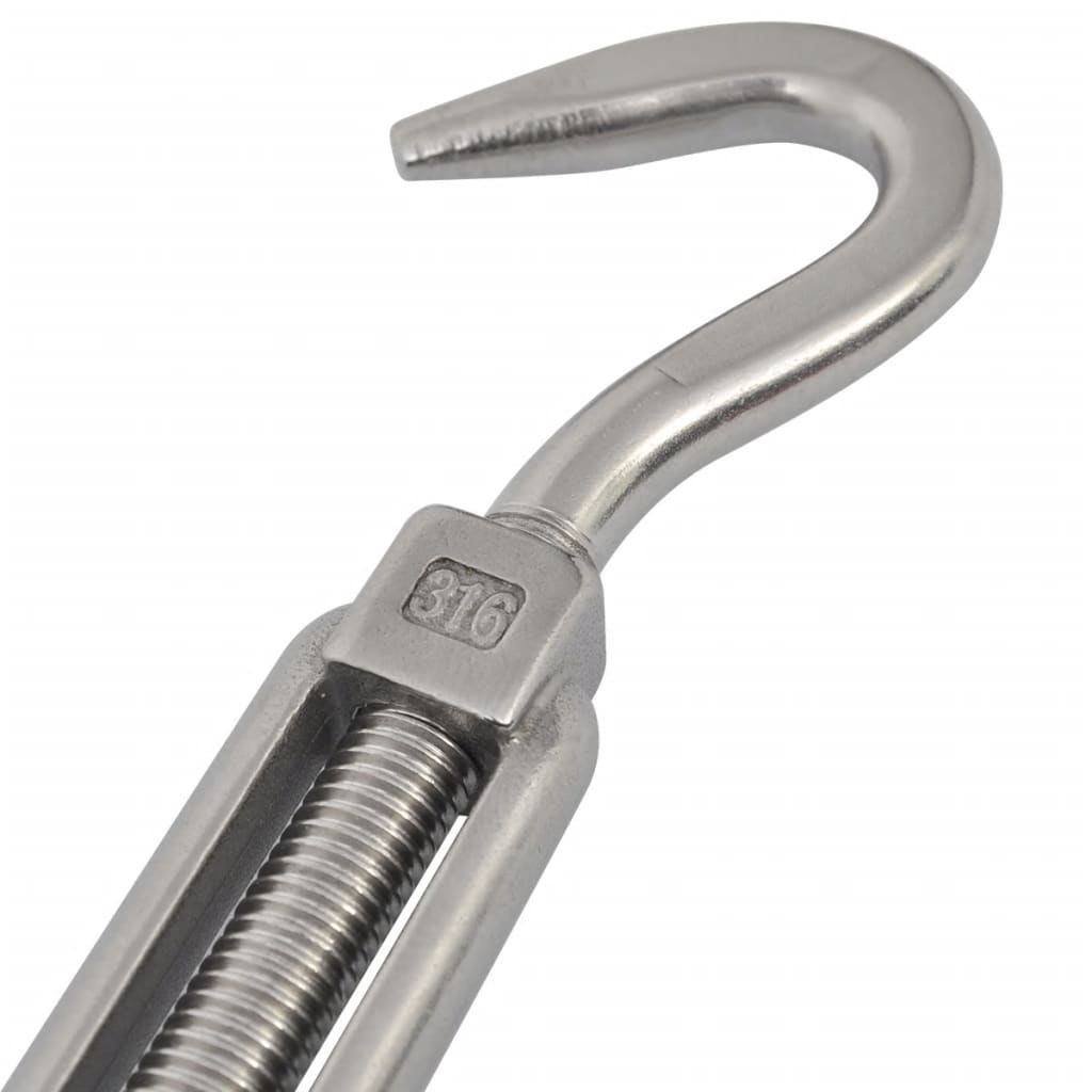 Six Piece Sunshade Sail Mounting Kit Stainless Steel