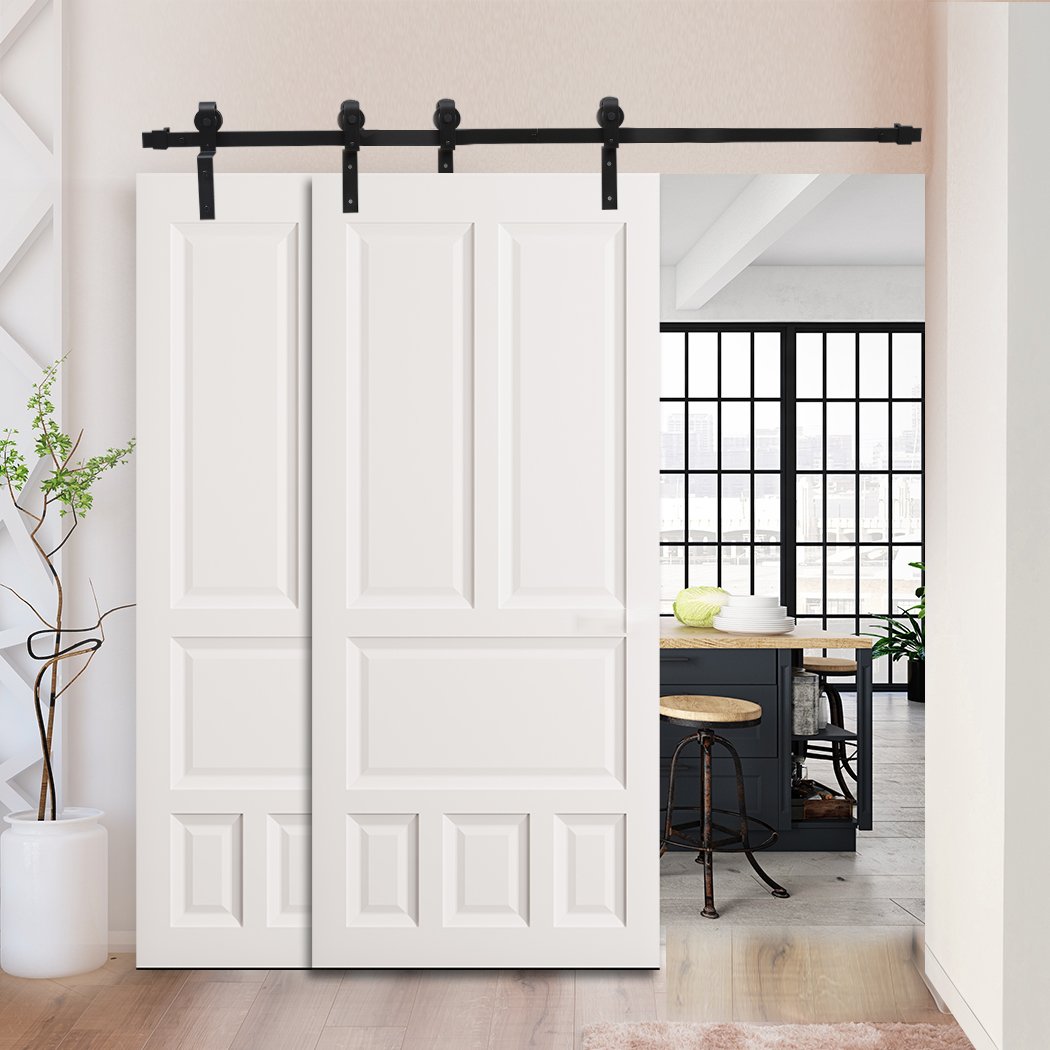 living room Sliding Barn Door Overlap Classic Kits 2.44M
