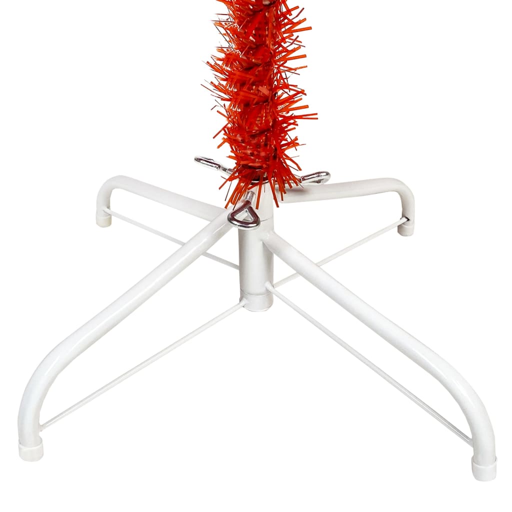 Slim Christmas Tree Red 240 cm