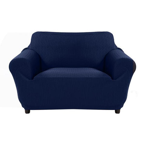 living room Slipcover Protector Couch Covers 2-Seater Navy