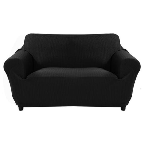 living room Slipcover Protector Couch Covers 3-Seater Black