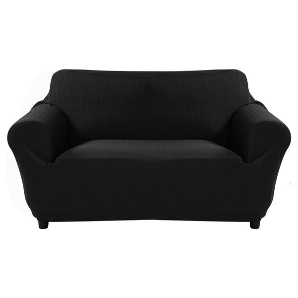 living room Slipcover Protector Couch Covers 3-Seater Black