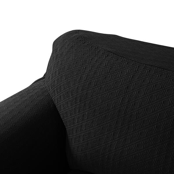 living room Slipcover Protector Couch Covers 3-Seater Black