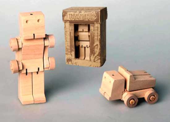 toys for above 3 years above Sm Wooden Transformer - Truck