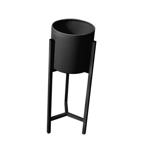 Small Black Indoor Outdoor Plant Stand