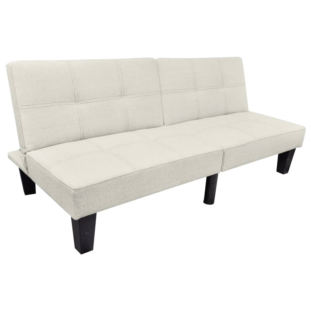 Sofa Bed Adjustable Beige