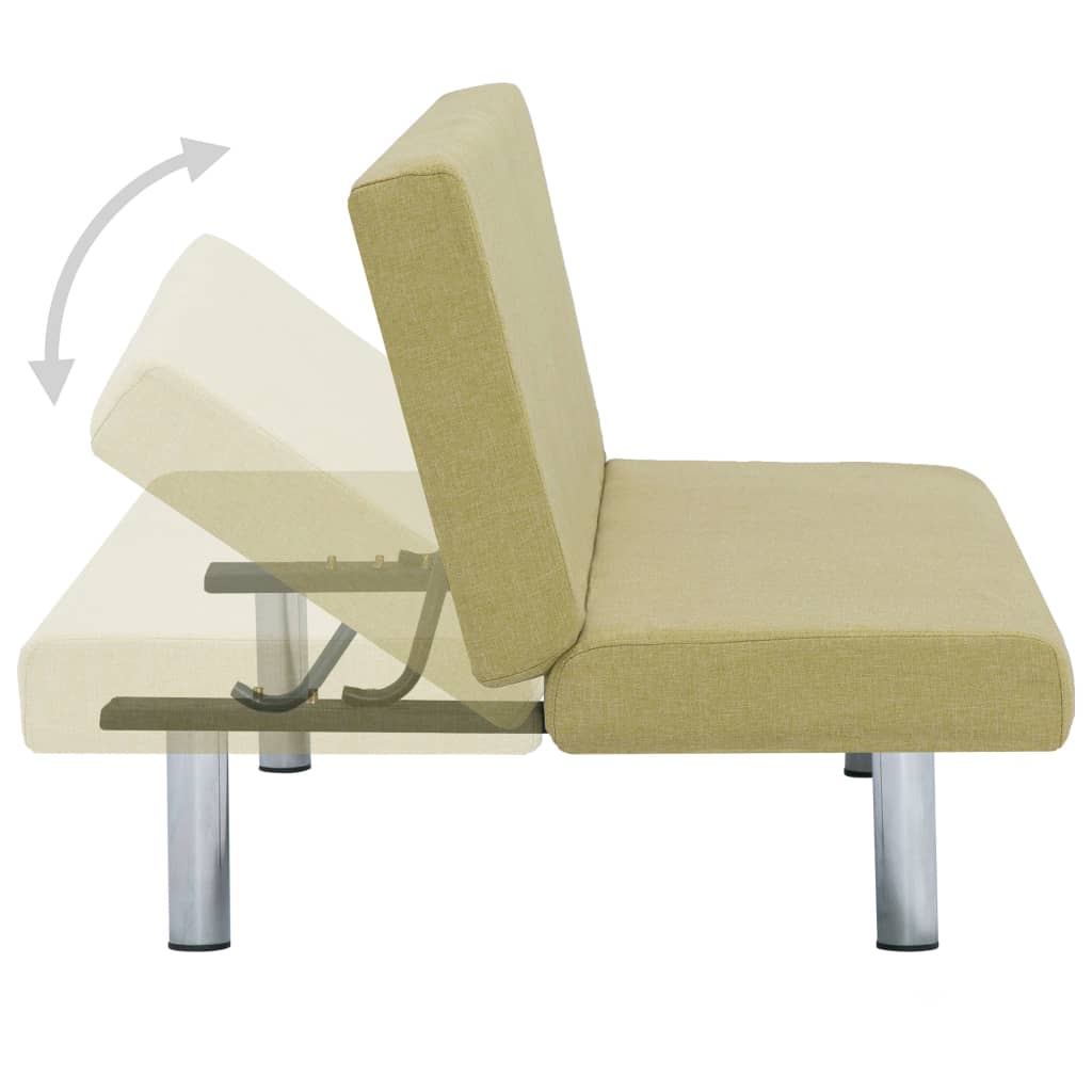 Sofa Bed Green Polyester - Simple deals