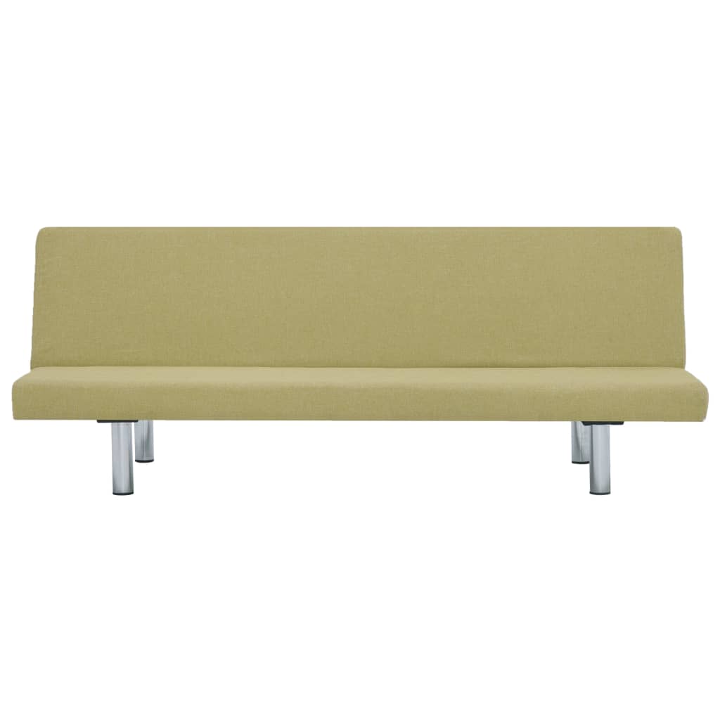 Sofa Bed Green Polyester