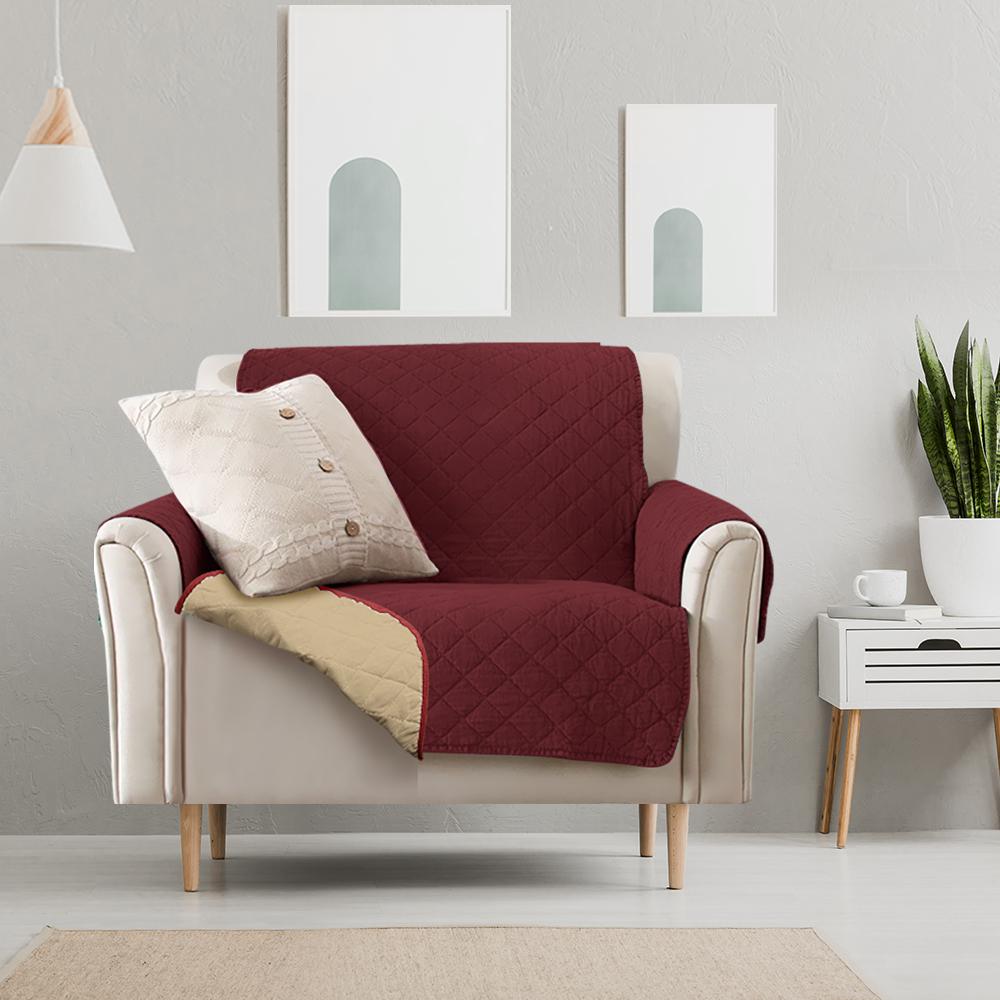 living room Sofa Cover Couch Slipcovers Waterproof Beige And Khaki 165Cm X 190Cm