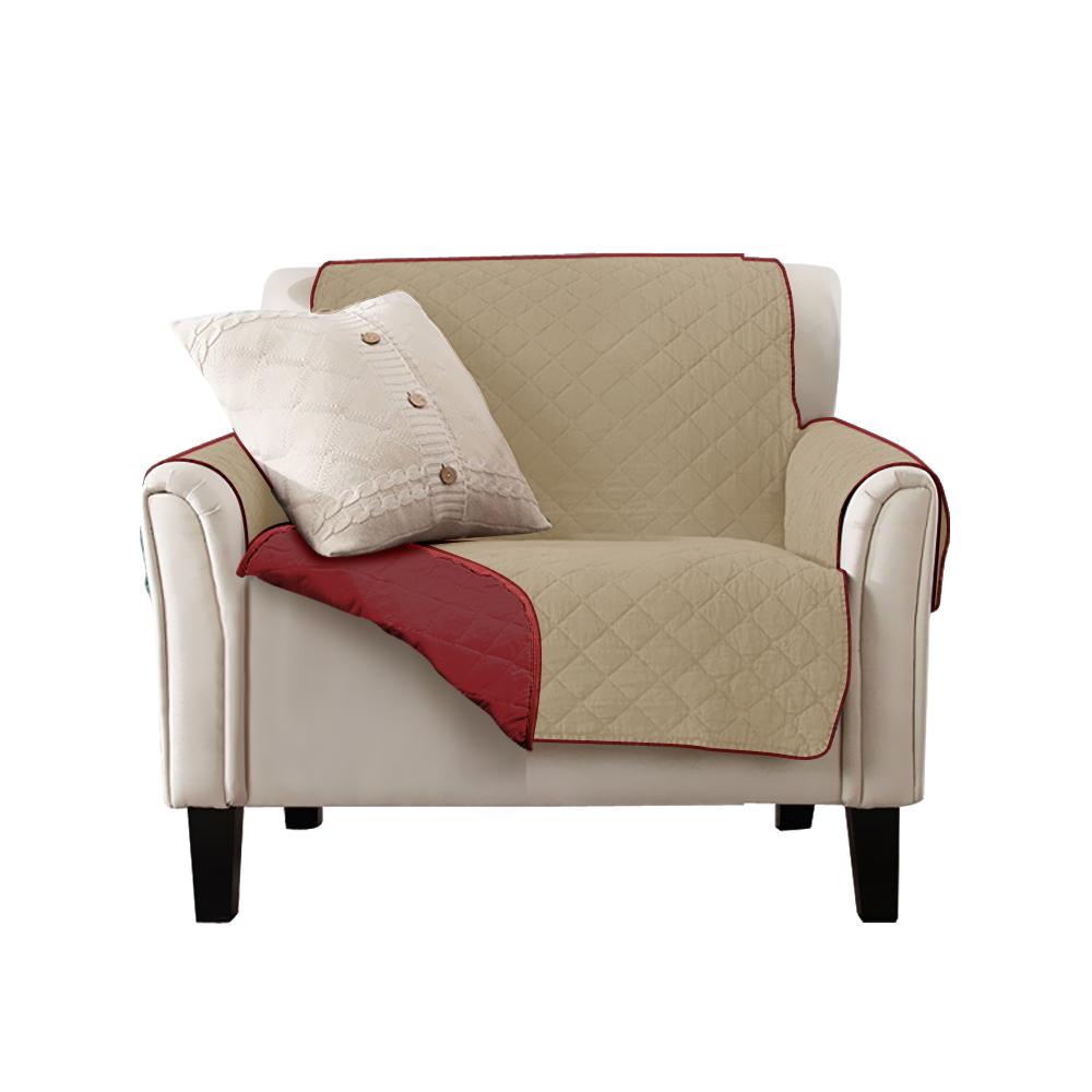 living room Sofa Cover Couch Slipcovers Waterproof Beige And Khaki 165Cm X 190Cm