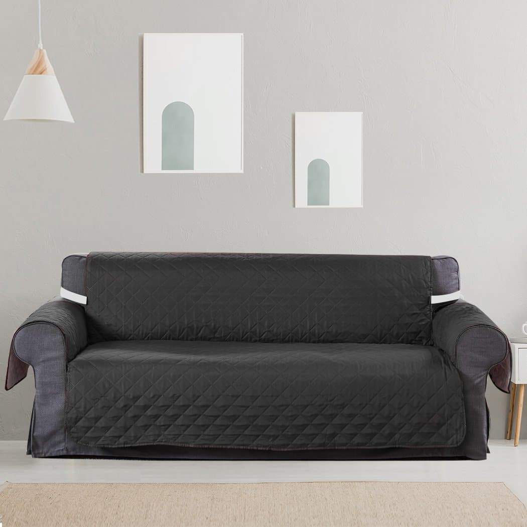 living room Sofa Cover Couch Slipcovers Waterproof Grey 335Cm X 218Cm