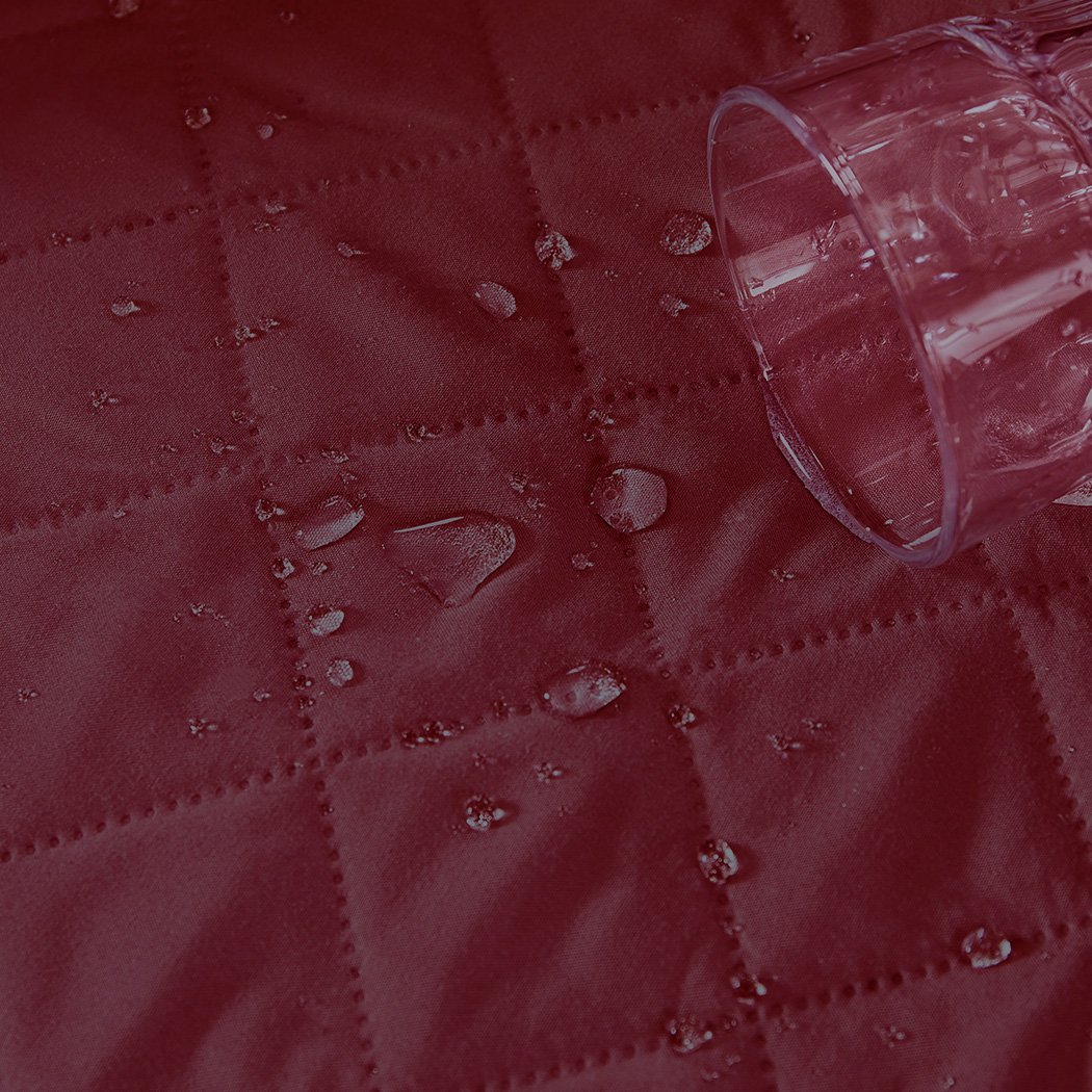 living room Sofa Cover Couch Slipcovers Waterproof Wine 173Cm X 200Cm