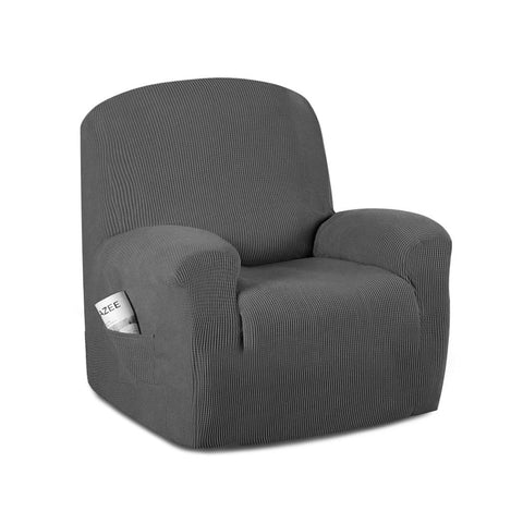 living room Sofa Cover Recliner Chair Covers Protector Slipcover Grey