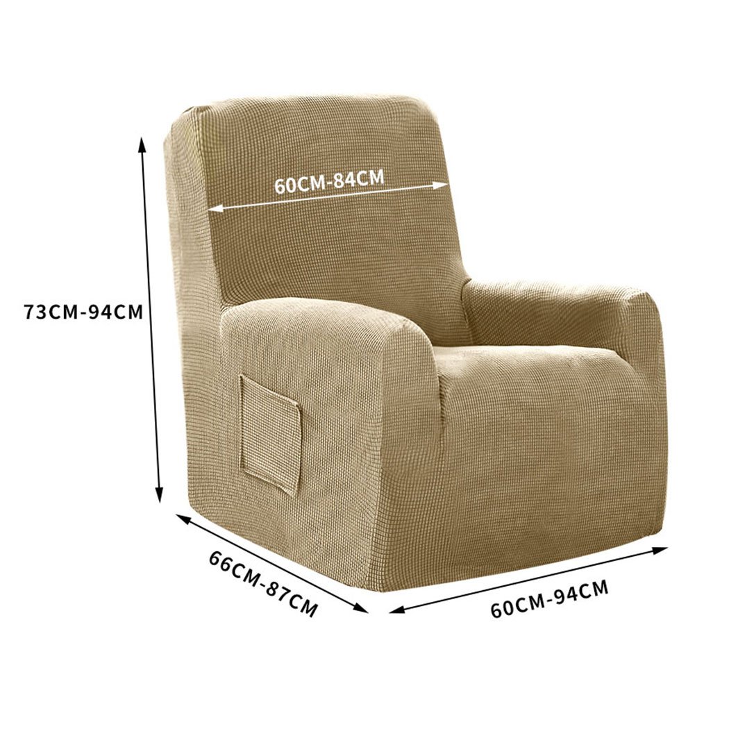 living room Sofa Cover Recliner Chair Covers Protector Slipcover Sand