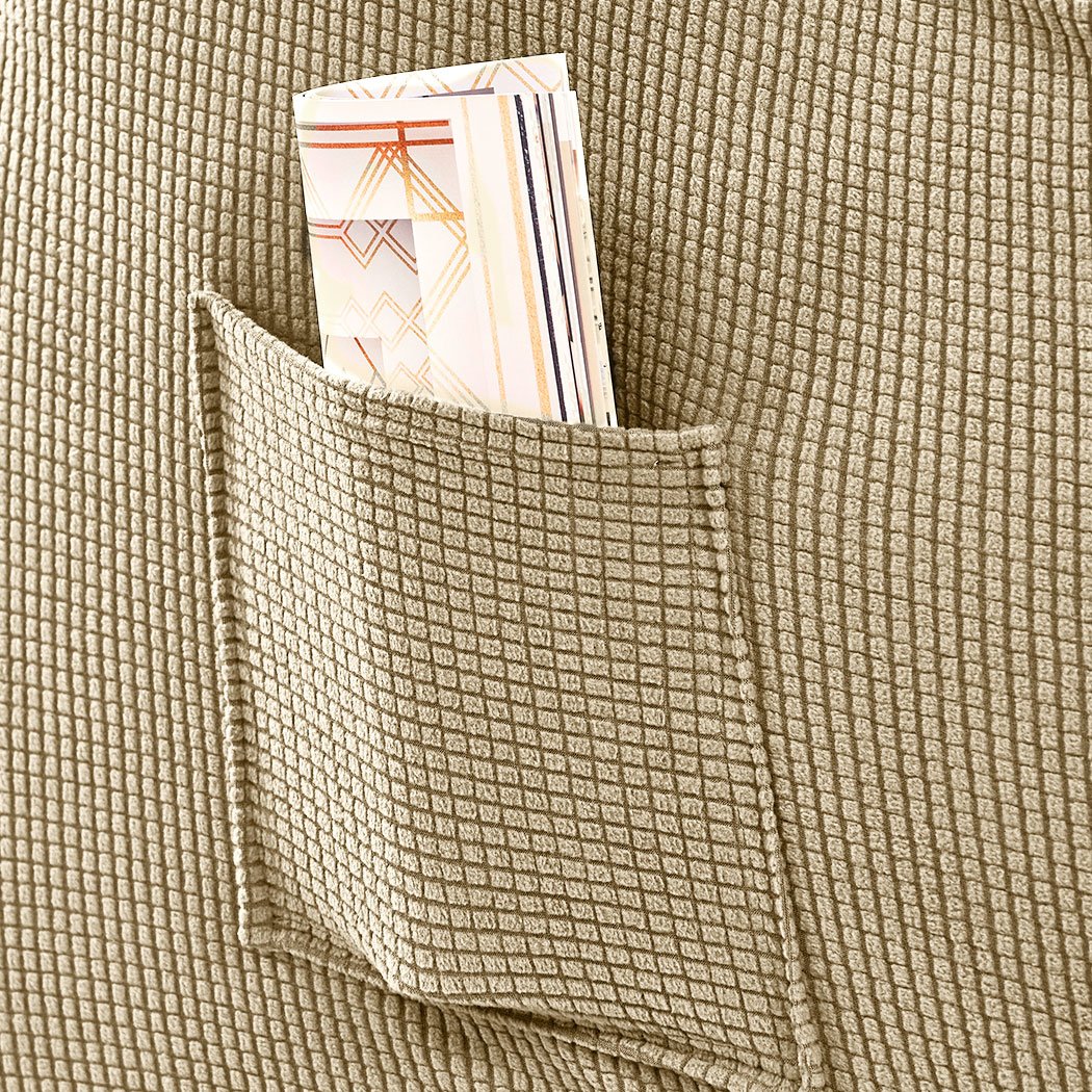 living room Sofa Cover Recliner Chair Covers Protector Slipcover Sand