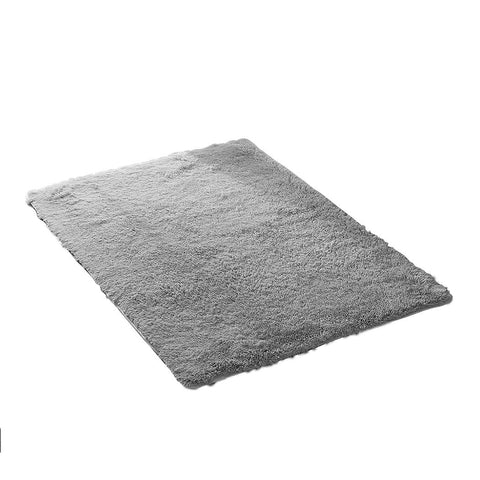 living room Soft Shaggy Floor Confetti Rug Carpet 80X120Cm Grey