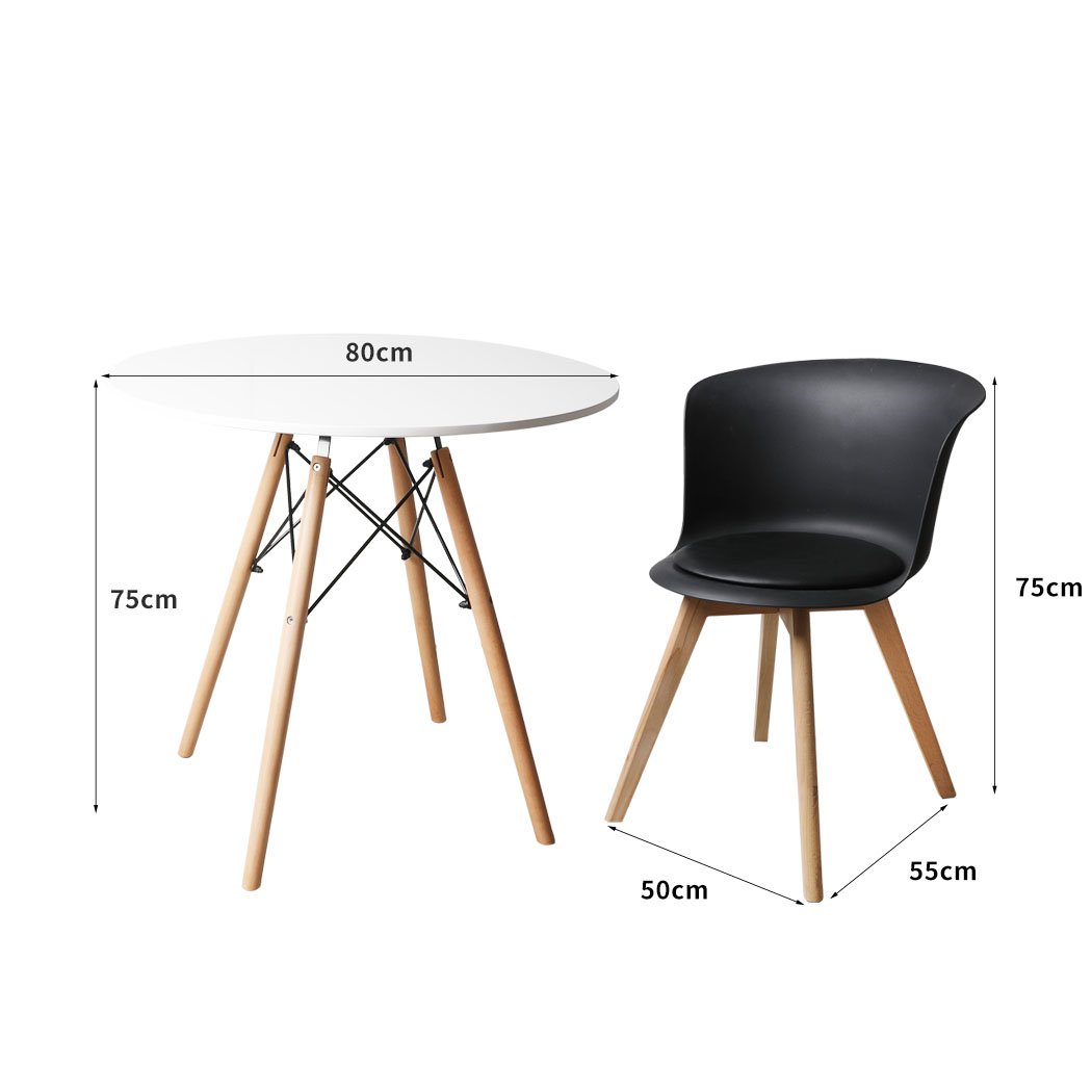 office & study solid beech 4Pcs Office MeetingTable Chair Set