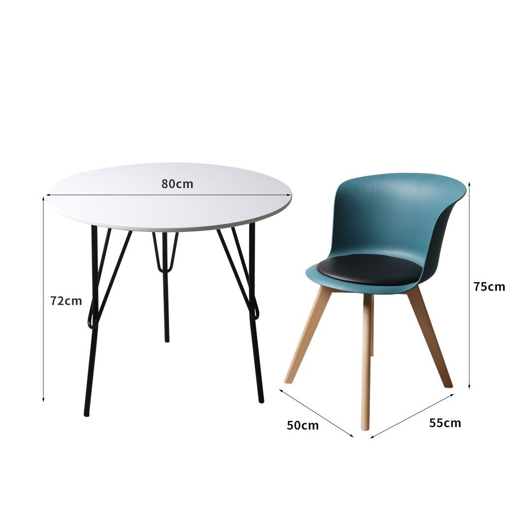 office & study Solid beech PU Leather Office Meeting Table Chair set