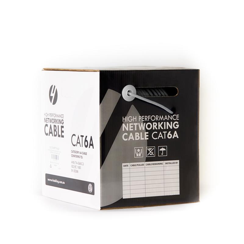 Solid Core Cable Roll 305m : 23AWG: GREY