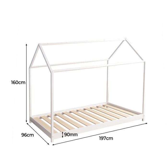 Solid pine wood frame Timber House -Single