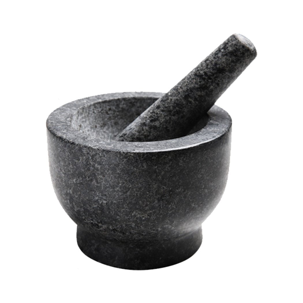 Garlic Pounder Solid Stone Food Grinder Kitchen Tools
