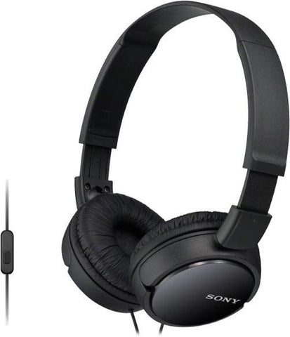 Sony sound monitoring on-ear headphones (black)