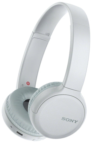 Sony wireless on-ear headphones (white)