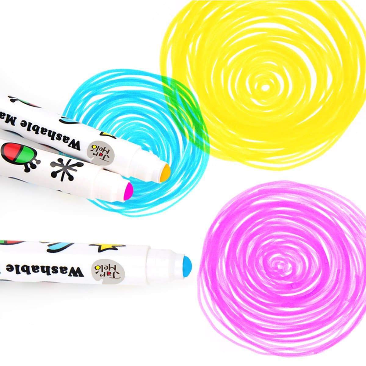 toys for above 3 years above Special Round Tip Washable Maker -12 Colors