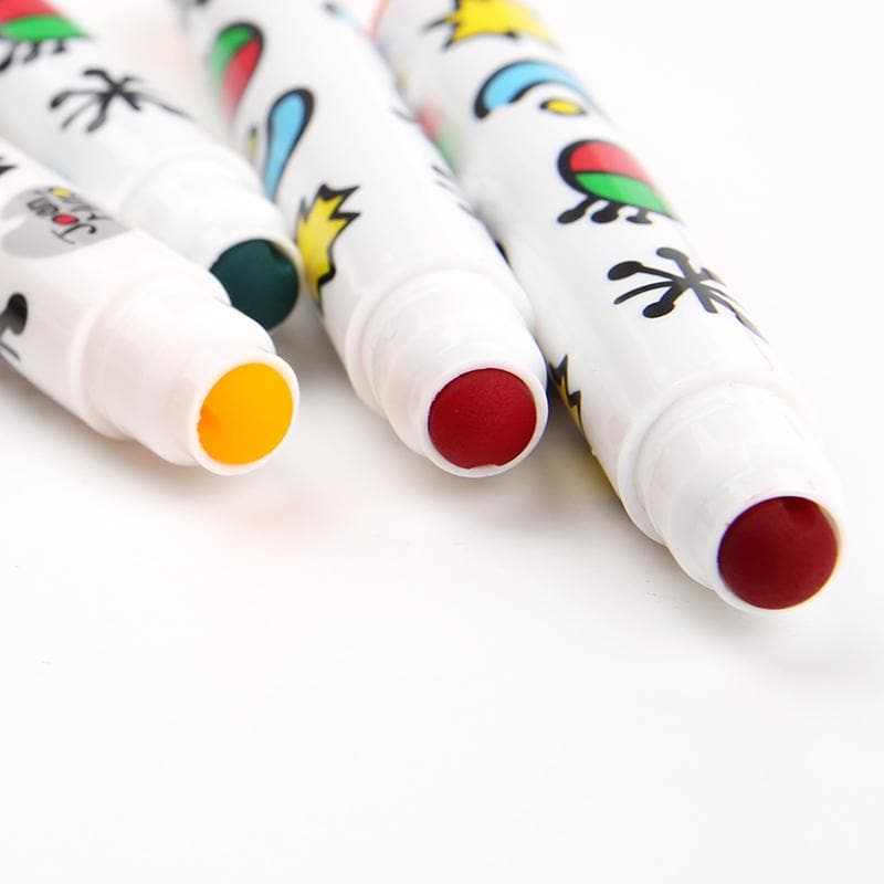 toys for above 3 years above Special Round Tip Washable Maker -12 Colors